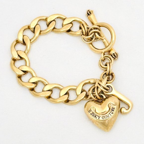 Juicy Couture Jewelry - Juicy Couture Chunky Heart Bracelet - Small